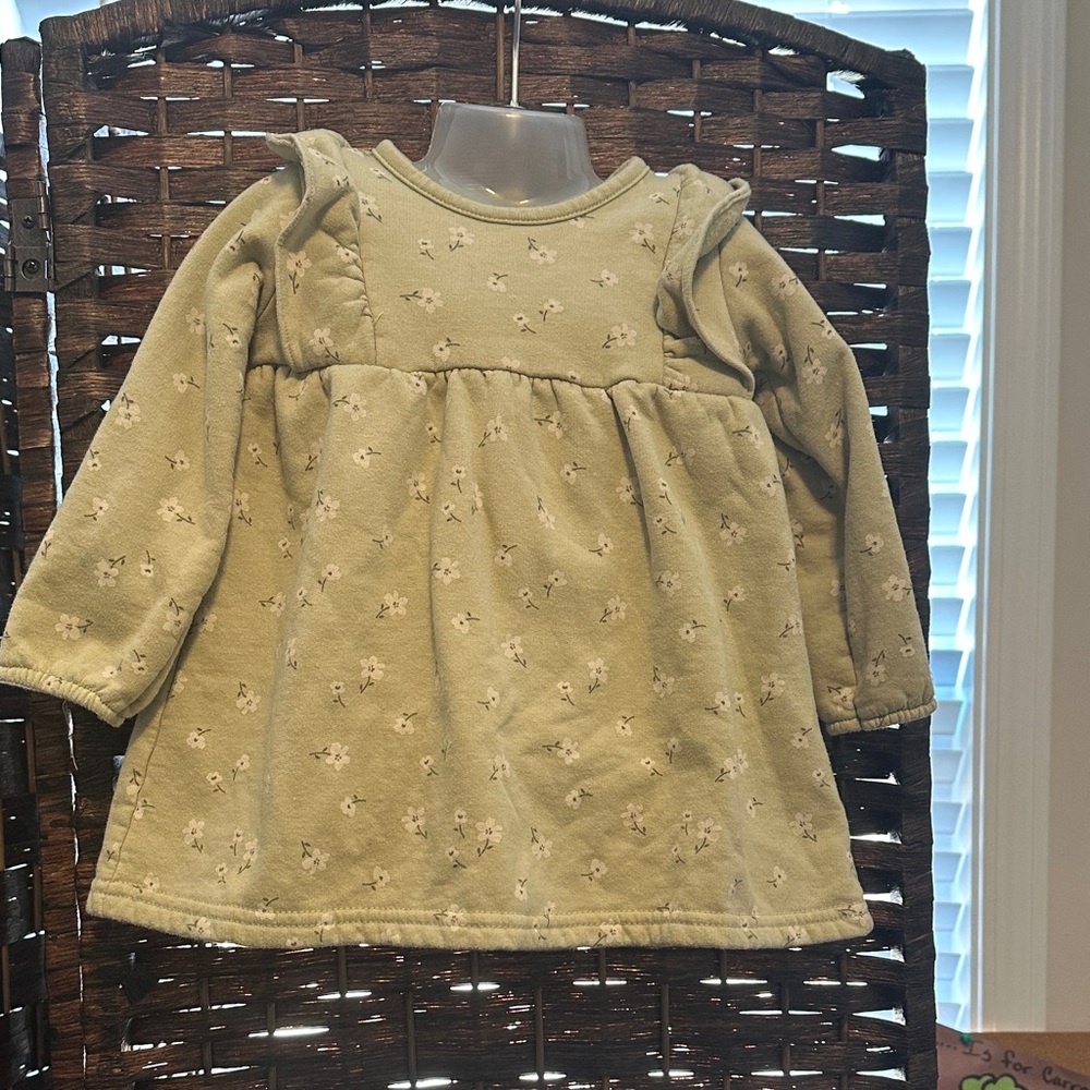 Charming Kids Long Sleeve Top in Olive by [Brand]